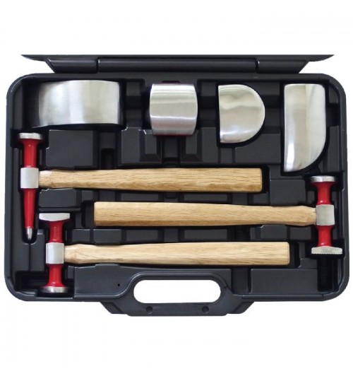 PLANISHING KIT 3 HAMMERS+4DOLLYS